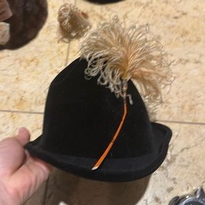Vintage antique velvet hat